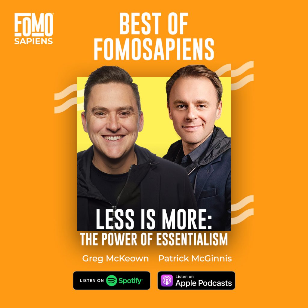 Greg McKeown on the power of essentialism