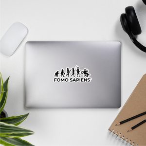 FOMO Sapiens "Progress?" Bubble-free Sticker