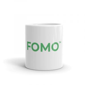 FOMO “Classic” White Glossy Mug